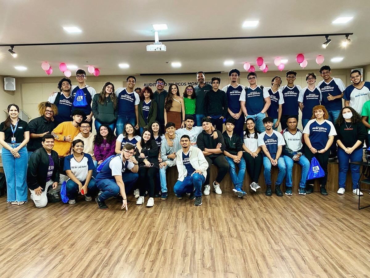 Palestra para estudantes SESI/SENAI