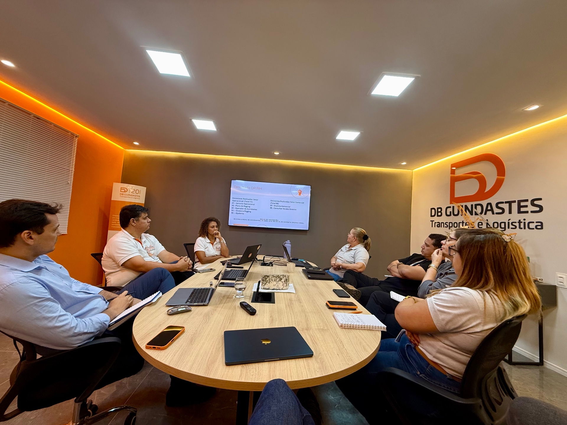 Reunião estratégica na DB Guindastes