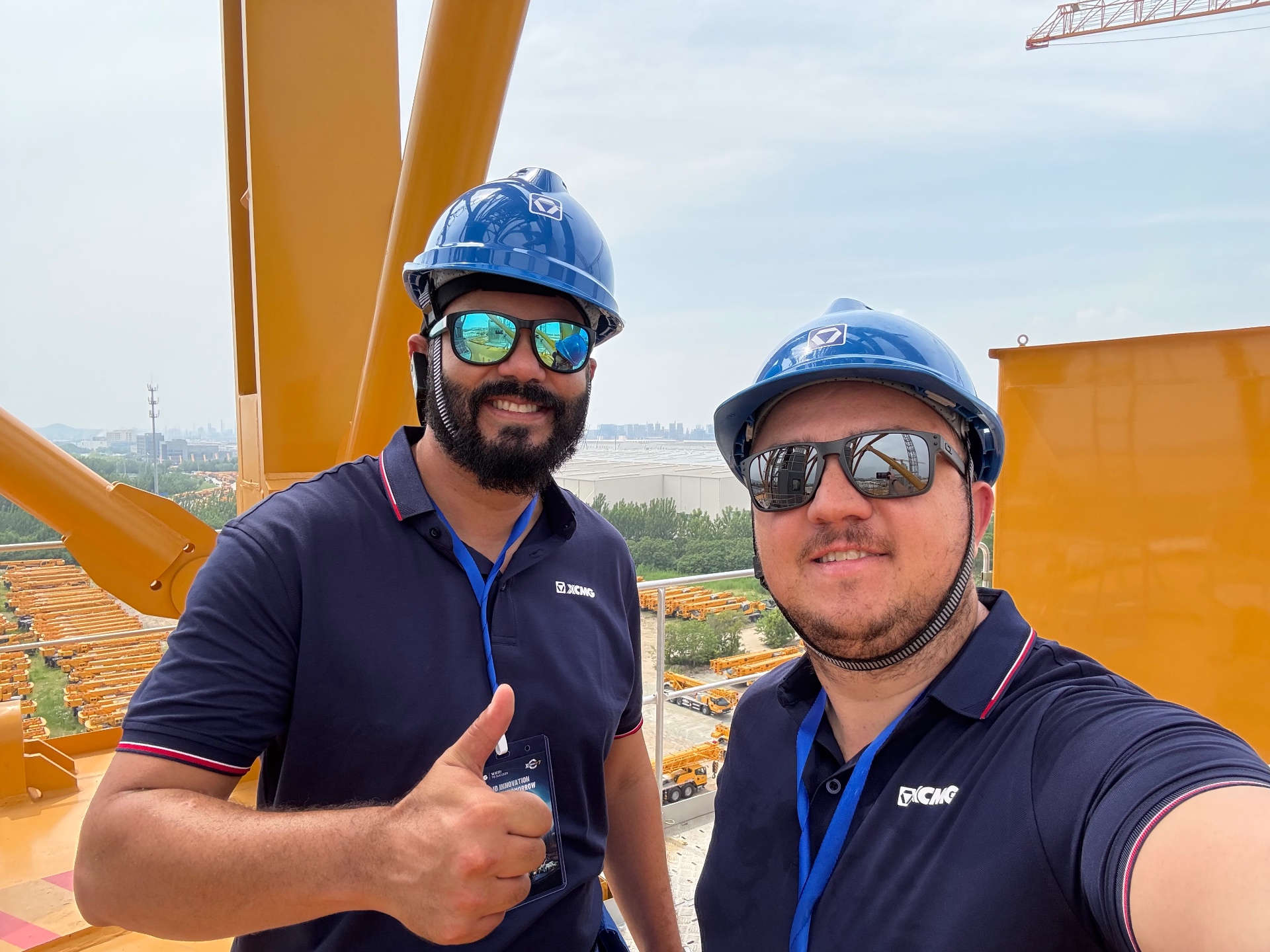 Visita técnica em fábrica XCMG